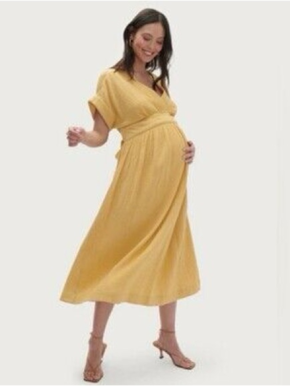 Hatch The Carolina muslin cotton maternity dress size 3 (large) new with tags